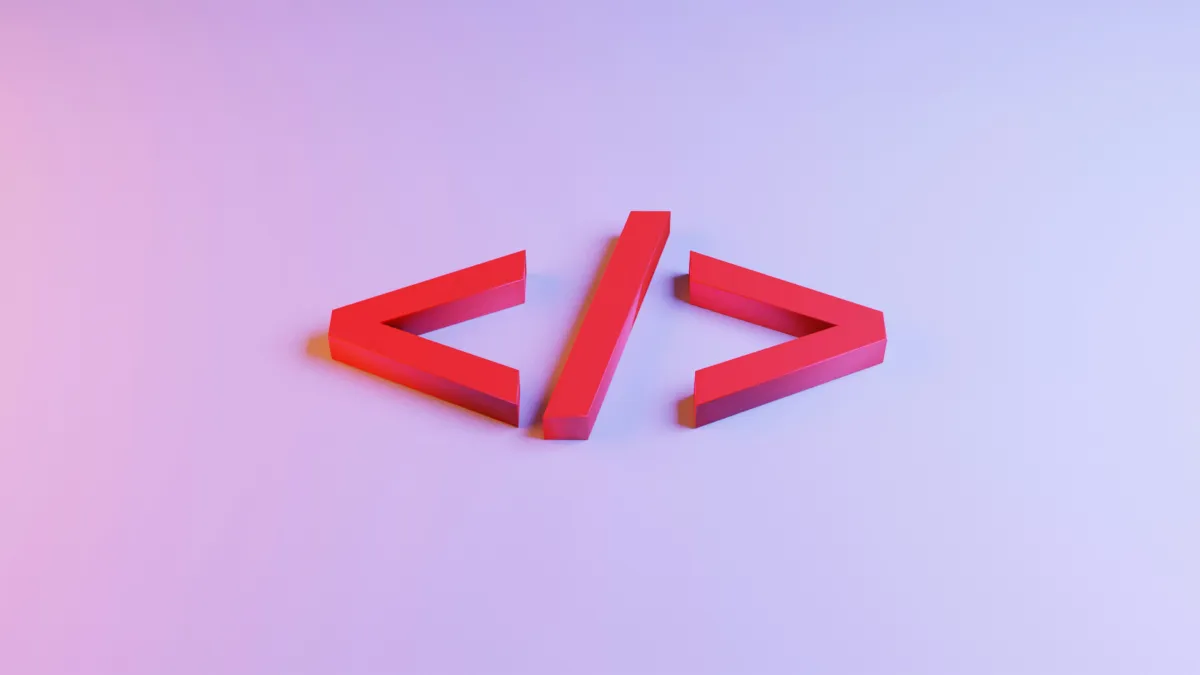Ilustración abstracta sobre código y diseño